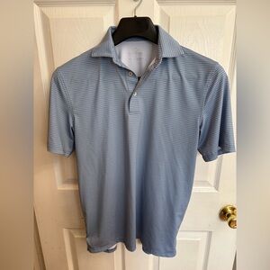 Southern Tide Men's Driver Performance Polo Zig zag print size small